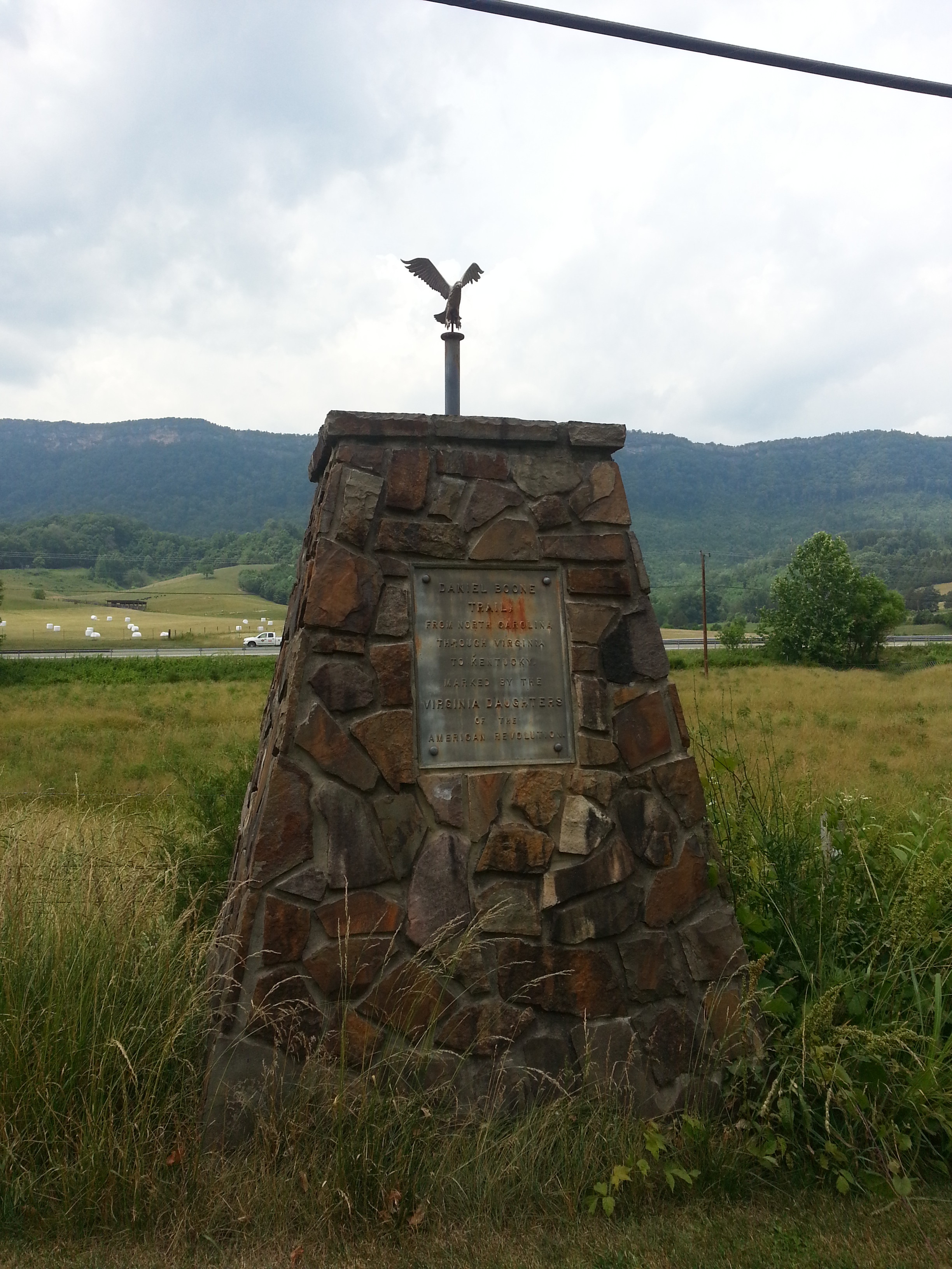 Daniel Boone Trail Marker