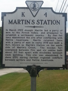 Martin's Station Sign Rose Hill