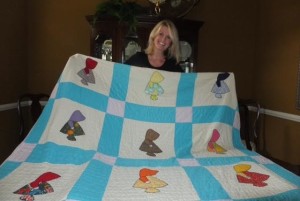 v with quilt